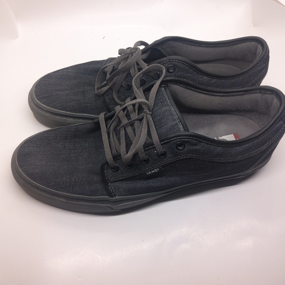 Vans Ultra Cush Pro Shoes Dark Gray Denim Pewter - Picture 5 of 8